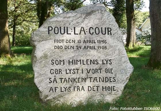 Mindesten for Poul la Cour